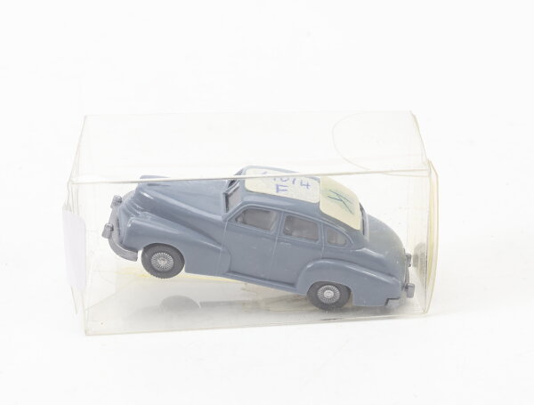 Wiking H0 Modellauto PKW Opel Kapitän 51 graublau 1:87
