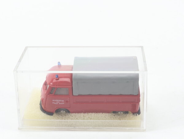 Brekina H0 Modellauto VW T2 Pritsche "Feuerwehr der Stadt Wien" 1:87