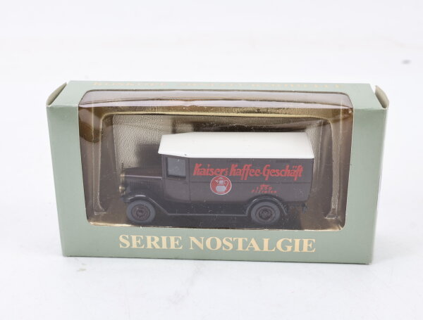 Herpa H0 1038 Modellauto Transporter Mercedes L2 "Kaisers Kaffee" 1:87