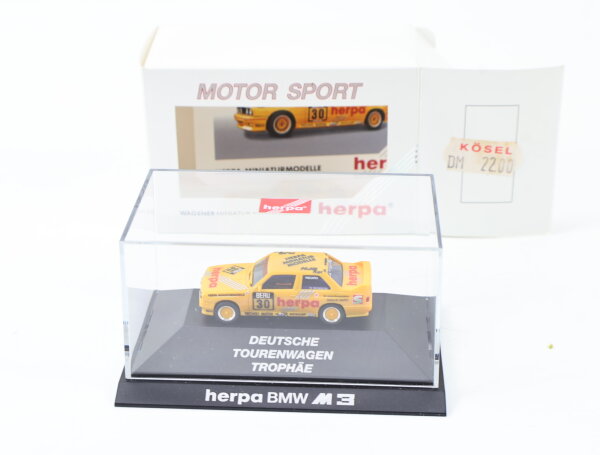 Herpa H0 3530 Modellauto PKW BMW M3 Tourenwagen 1:87