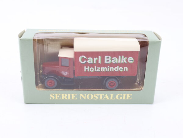 Roskopf H0 1018 Modellauto Mercedes Benz Möbelwagen "Carl Balke" 1:87
