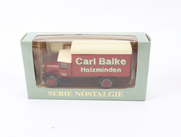 Roskopf H0 1018 Modellauto Mercedes Benz Möbelwagen "Carl Balke Holzminden" 1:87