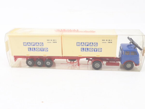 Brekina H0 7813 Modellauto MAN 10.212 "HAPAG LLOYD" 1:87