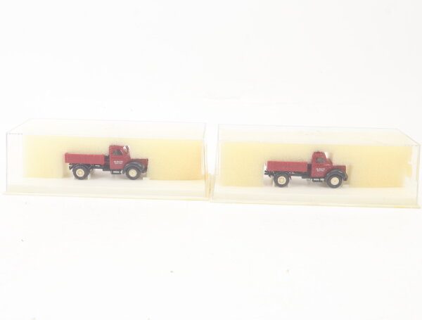 Brekina H0 Modellauto Hauber Magirus Mercur Zugm. "Max Marotzke Berlin" 1:87