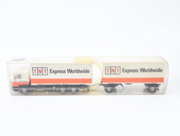 Wiking H0 574 01 42 Modellauto LKW Wechselkoffer Lastzug MAN "TNT" 1:87