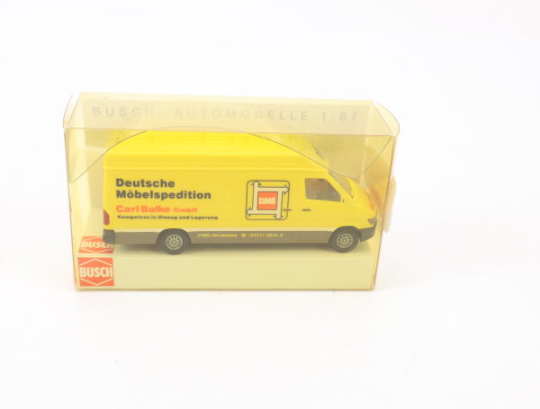 Busch H0 47804 Modellauto Mercedes Sprinter Möbelspedition "Carl Balke" 1:87
