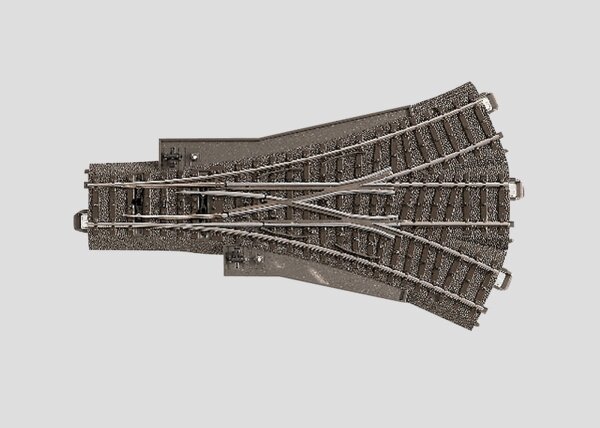 Märklin H0 24630 C-Gleis Dreiwegweiche 188,3 mm. 2 x 24,3° 1:87