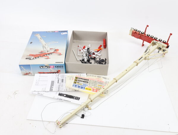 Kibri H0 13023 Modellauto Mobilkran Teleskopkran 8-achsig Liebherr LTM 1400 1:87