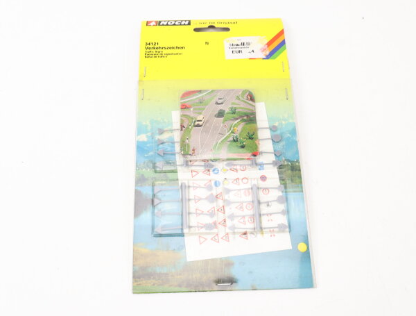 Noch N 34121 Ausschmückung Verkehrszeichen Set