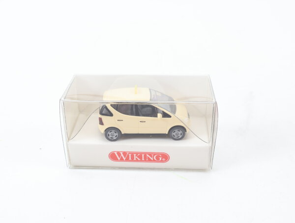 Wiking H0 149 12 28 Modellauto PKW Taxi MB A-Klasse Beige 1:87