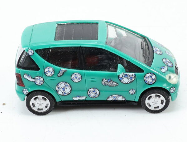 Herpa H0 Modellauto PKW Mercedes-Benz MB A-Klasse Fußball Grün 1:87