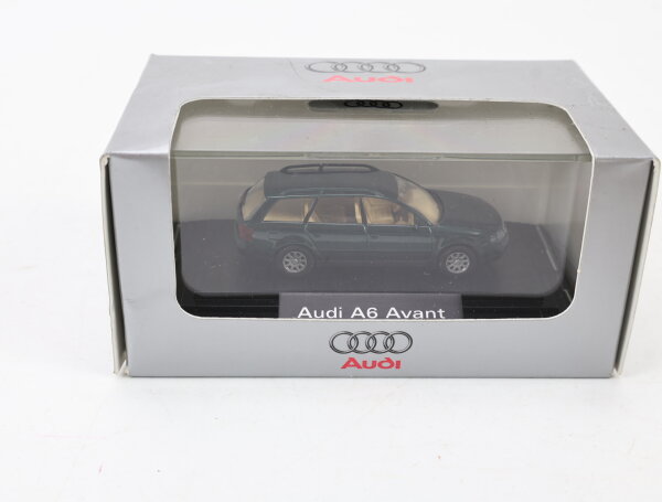 Wiking H0 Modellauto PKW Audi A6 Avant Dunkelgrün 1:87