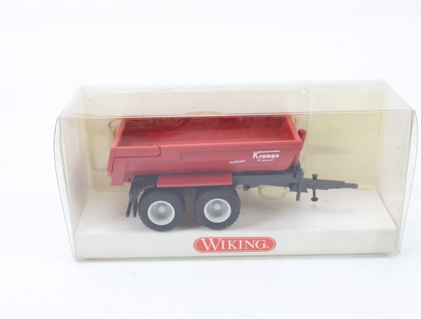 Wiking H0 388 05 27 Modellauto Halfpipe-Muldenkipper Krampe Rot 1:87