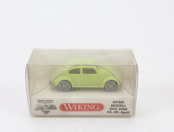 Wiking H0 830 09 Modellauto PKW VW Brezelkäfer Grün Intermodell Bau 2006 1:87