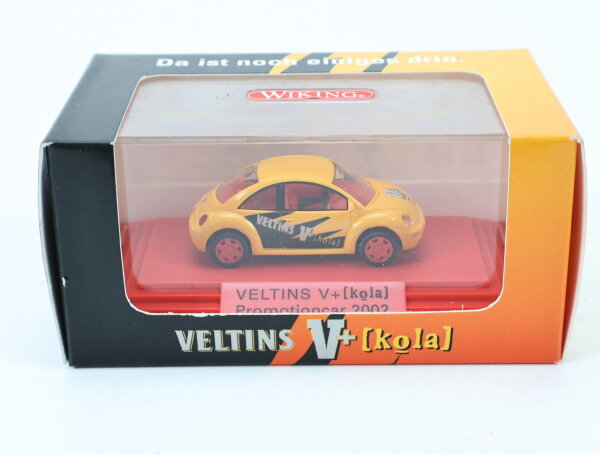 Wiking H0 Modellauto PKW Veltins V+ kola Promotioncar Gelb 1:87