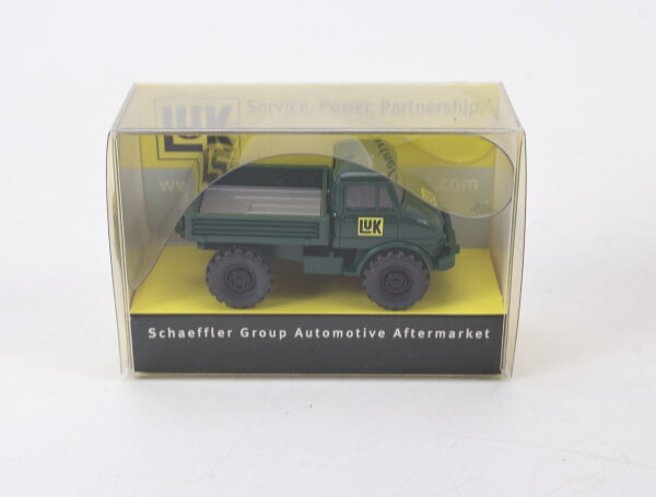 Wiking H0 Modellauto Unimog LuK Schäffler Group Automotive Aftermarket MB 1:87