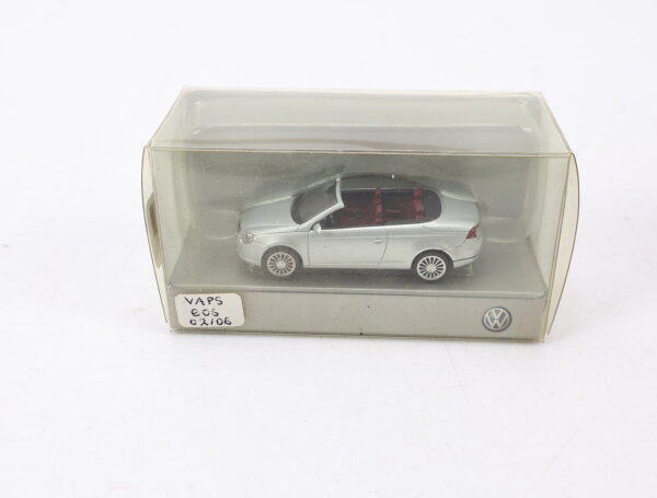 Wiking H0 Modellauto PKW VW Eos Silber Cabriolet 1:87