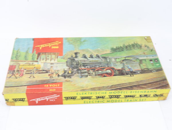Fleischmann H0 300 Dampflok Güterwagen-Set Vintage