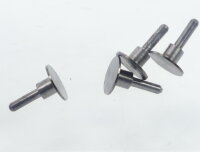 E1641 Fleischmann H0 754015 Ersatzteil 4x Puffer flach silber BR 89