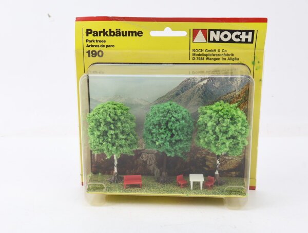 Noch H0 190 Landschaftsbau Bäume Parkbäume 3-tlg.