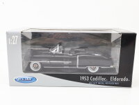 Welly Modellauto PKW 1953 Cadillac Eldorado schwarz 1:27