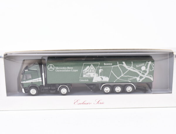 Herpa Exclusiv H0 Modellauto LKW MB "Ostwestfalen-Lippe" 1:87