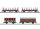 Märklin H0 46664 Güterwagen-Set 4-tlg. Rungenwagen Muldenkipp DB Ep. IV / NEM