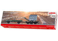 Märklin Start up H0 46719 Güterwagen-Set 2-tlg. Kranwagen Niederbord mfx Digital