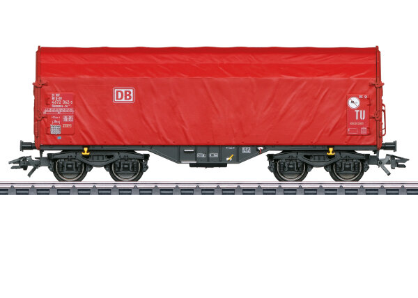 Märklin H0 47226 Güterwagen Schiebeplanenwagen Shimmns 672 062-5 rot DB VI / NEM