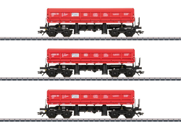 Märklin H0 48458 Güterwagen-Set 3-tlg. Seitenkippwagen Fas DB Schenker VI / NEM