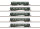 Märklin Spur Z 87620 Personenwagen-Set 5-tlg. Schnellzugwagen DB Ep. III grün
