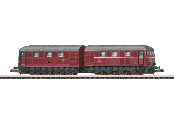 Märklin Spur Z 88151 Doppel-Diesellok BR 288 002-9 a/b DB Ep. IV rot / Licht