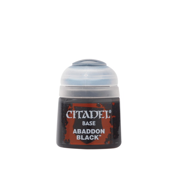 Games Workshop Farbe Base: Abaddon Black (12ml) 21-25 Warhammer