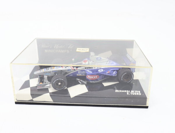Minichamps Modellauto Rennwagen F1 Minardi M 198 E.Tuero 1:43