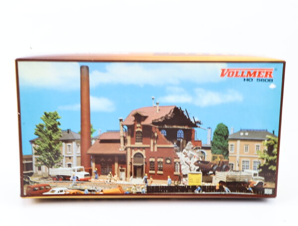 Vollmer H0 5608 Gebäude Bausatz Brauerei im Abbruch ohne Schaufellader