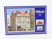 Pola H0 165 Gebäude Bausatz Gewerbebau Stadthaus mit Hinterhof Werkstatt