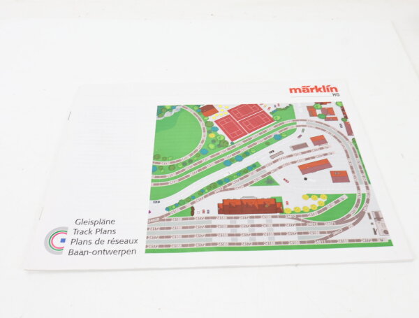 Märklin H0 Heft Broschüre Gleispläne H0 mehrsprachig