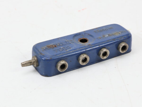 Märklin H0 7069 470 Verteilerplatte Verteilerleiste aus Metall blau 1:87