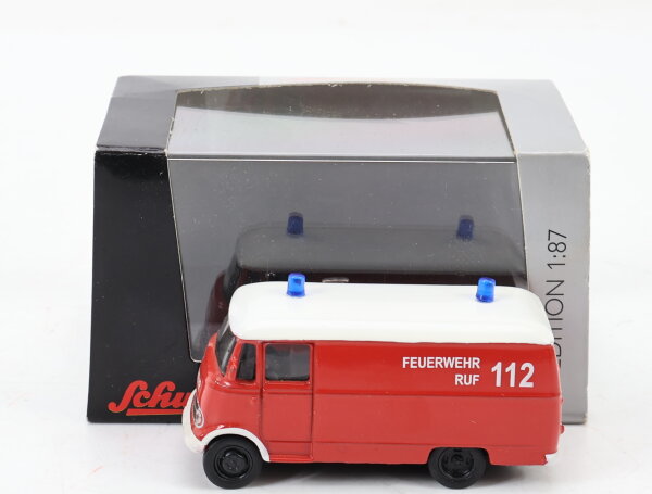 Schuco Die Cast Mercedes-Benz L319 Feuerwehr  in Box 1:87