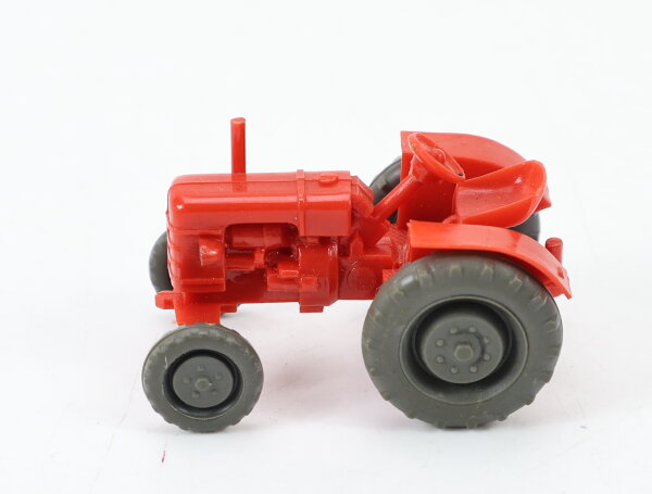 Wiking H0 490/1A Modellauto Fahr-Schlepper orangerot 1:87