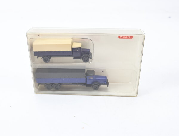Wiking 943 05 25 Modellauto 2 Klassische Pritschen-LKW MB 1:160