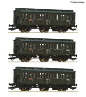 Roco H0 6200100 3-tlg. Set: Abteilwagen, PKP