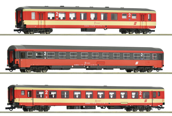 Roco H0 6200128 3-tlg. Set 2: Schnellzug „D 704“, ÖBB