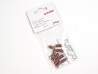 Märklin H0 71411 10x Bananenstecker Zwergstecker plugs braun 1:87
