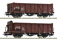 Roco H0 6600123 2-tlg. Set: Offene Güterwagen, ÖBB
