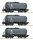 Roco H0 6600162 3-tlg. Set: Kesselwagen, VTG/DB