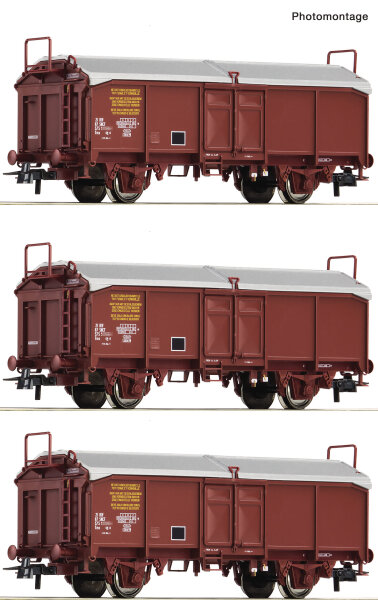 Roco H0 6600173 3-tlg. Set: Schiebedachwagen, SNCF