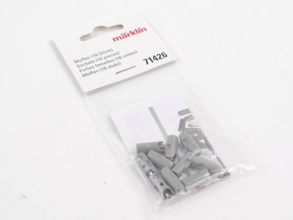 Märklin H0 71426 10x Muffen grau 1:87