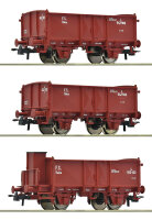 Roco H0 6600088 3-tlg. Set: Offene Güterwagen, FS