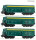 Roco H0 6600195 3-tlg. Set: Selbstentladewagen, PTKiGK